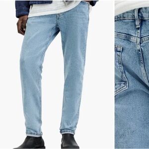 NWT All Saints Light Blue Relaxed Men's Jeans